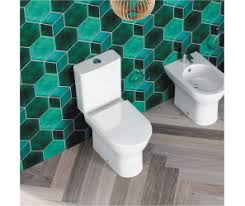 SANINDUSA Σετ λεκάνη Winner χαμηλής πίεσης rimflush + καλυμμα so