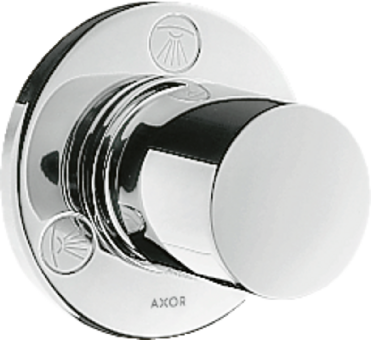 AXOR Uno Shut-off/ diverter valve Trio/ Quattro for concealed in