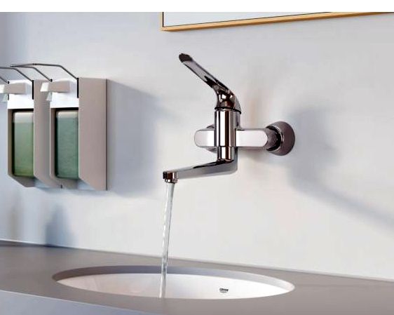 Grohe wall-mounted basin mixer 32775000 Euroeco Special, chrome,