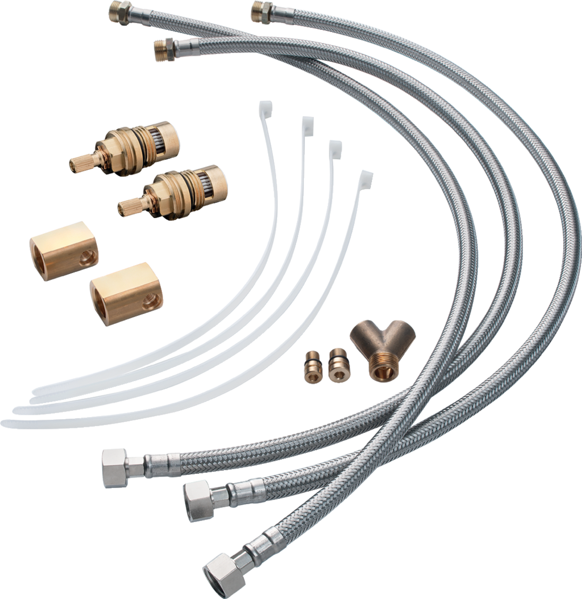 hansgrohe Hose extension set for 3-hole basin mixer