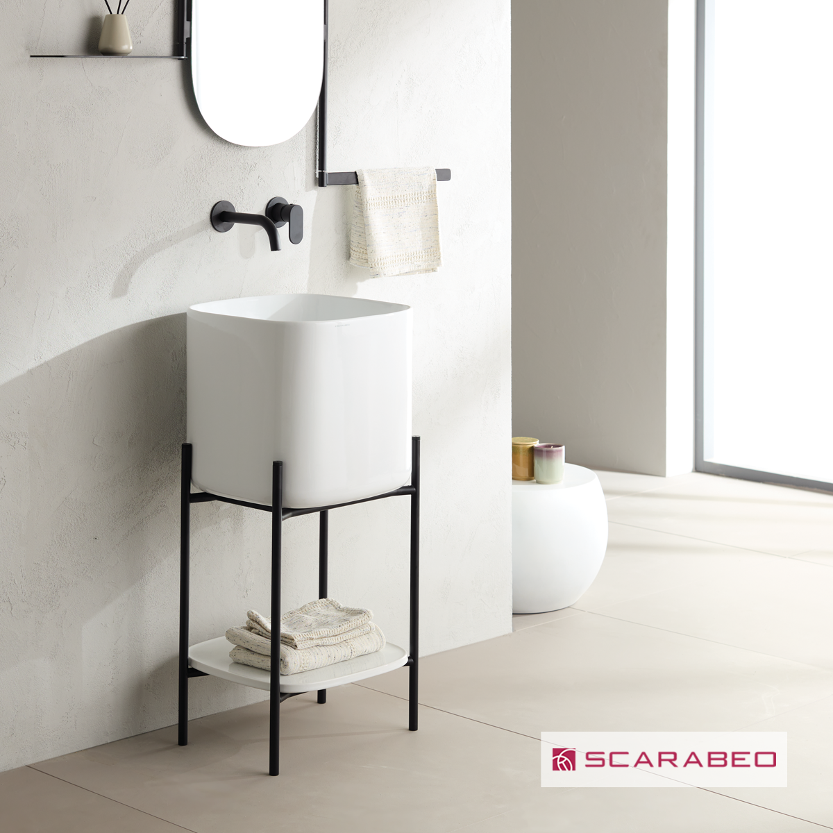 Bathroom furniture Laila 2701-NROP Scarabeo