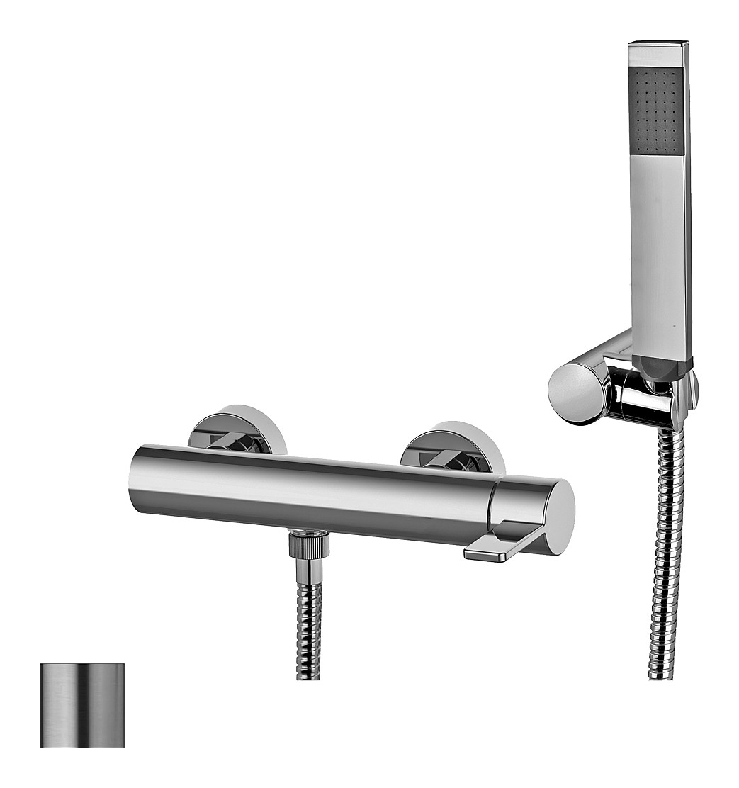 Paffoni RO168 Rock Shower mixer with duplex μικτης ντουζιερας σε