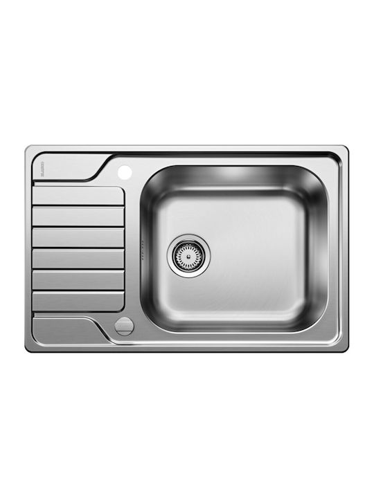 Blanco Dinas XL 6 S Compact Ένθετος Νεροχύτης Inox Brushed Μ78xΠ