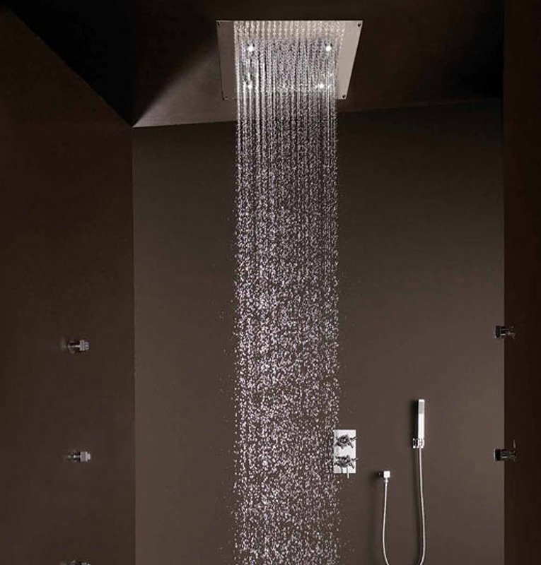 Bossini H37397.030 Dream Led Light Shower head cm. 37x37 - squar