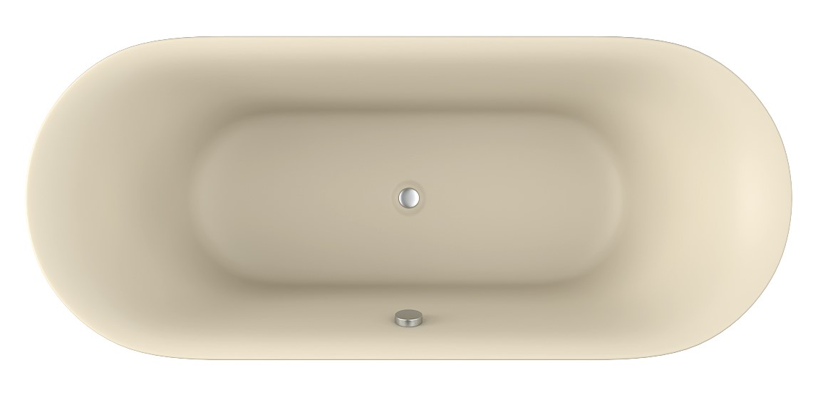 acrilan oval undermount bathtub