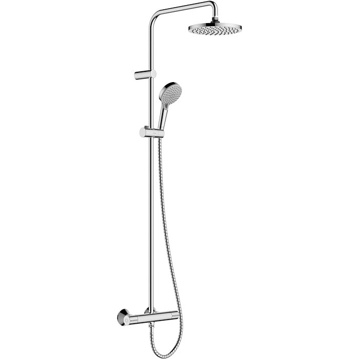 hansgrohe Vernis Blend Showerpipe 26089000 EcoSmart, with thermo